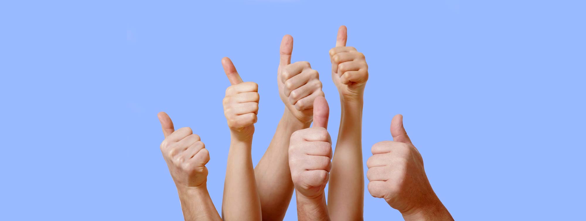 Patient reviews - thumbs up!